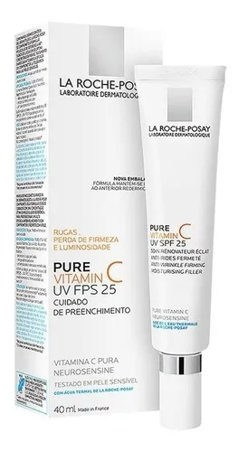 Pure Vitamin C Uv Fps25 La Roche Posay Antiarrugas 40ml